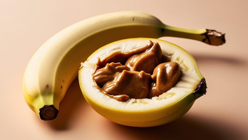 Banana with Almond Butter