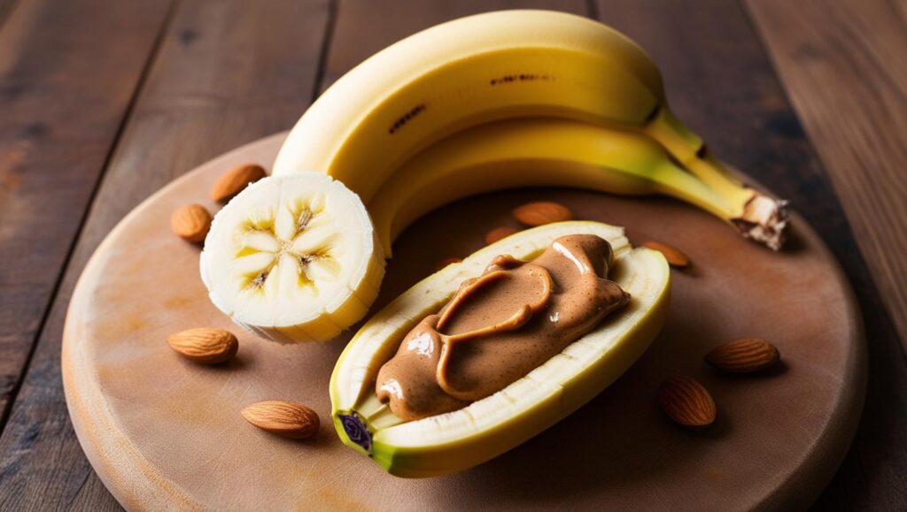 Banana with Almond Butter