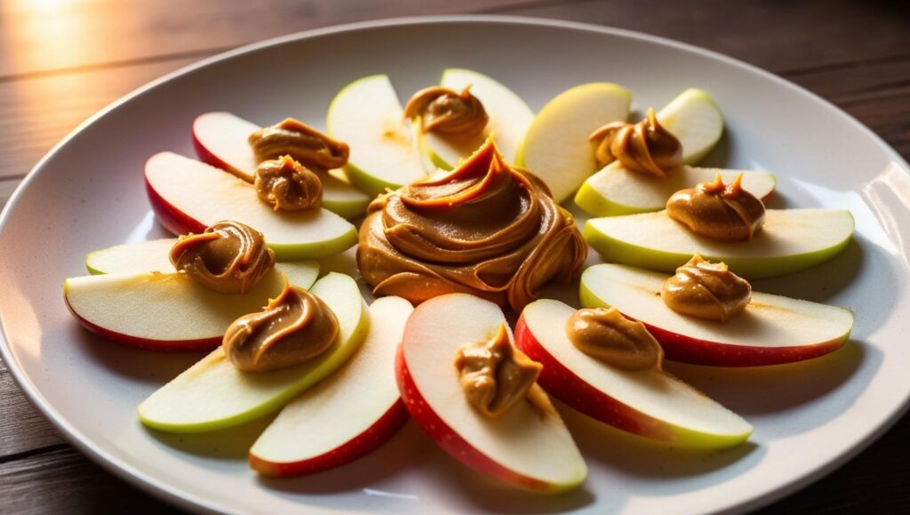 Apple Slices with Peanut Butter