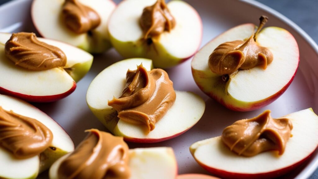 Apple Slices with Peanut Butter