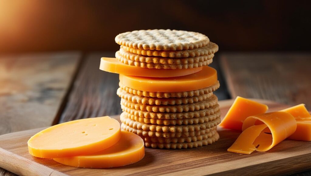 Whole-Grain Crackers with Cheese