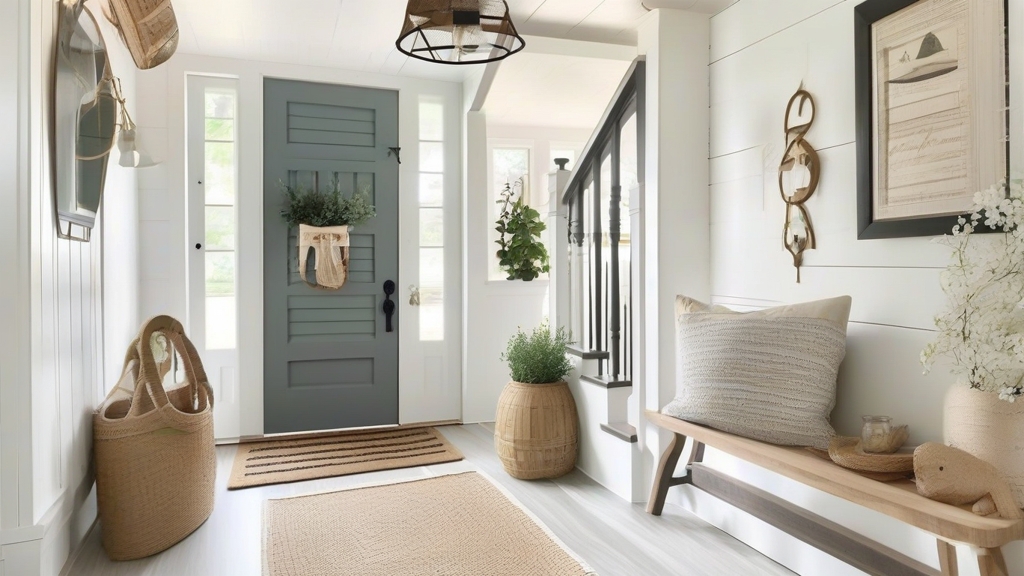 How to Create an Aesthetic Cottage Entryway 