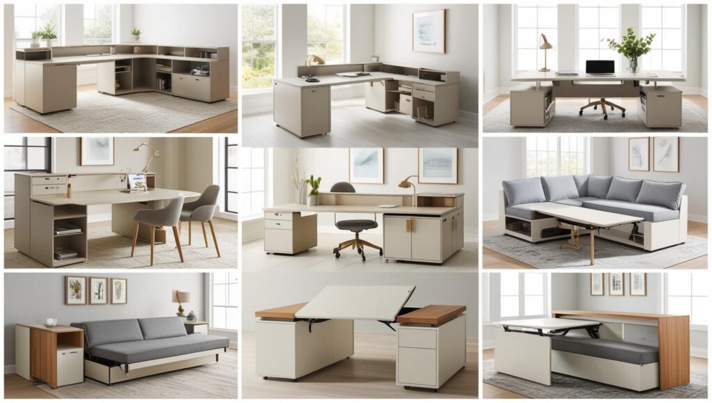 Multi-Functional Desks and Convertible Furniture