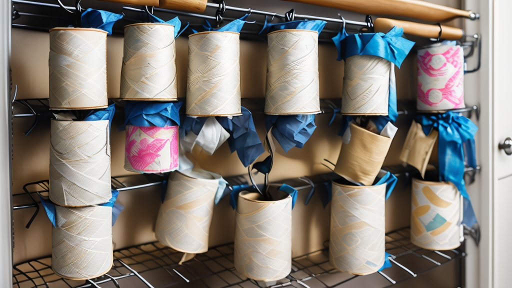 The Closet Rod: Hanging Paper Rolls