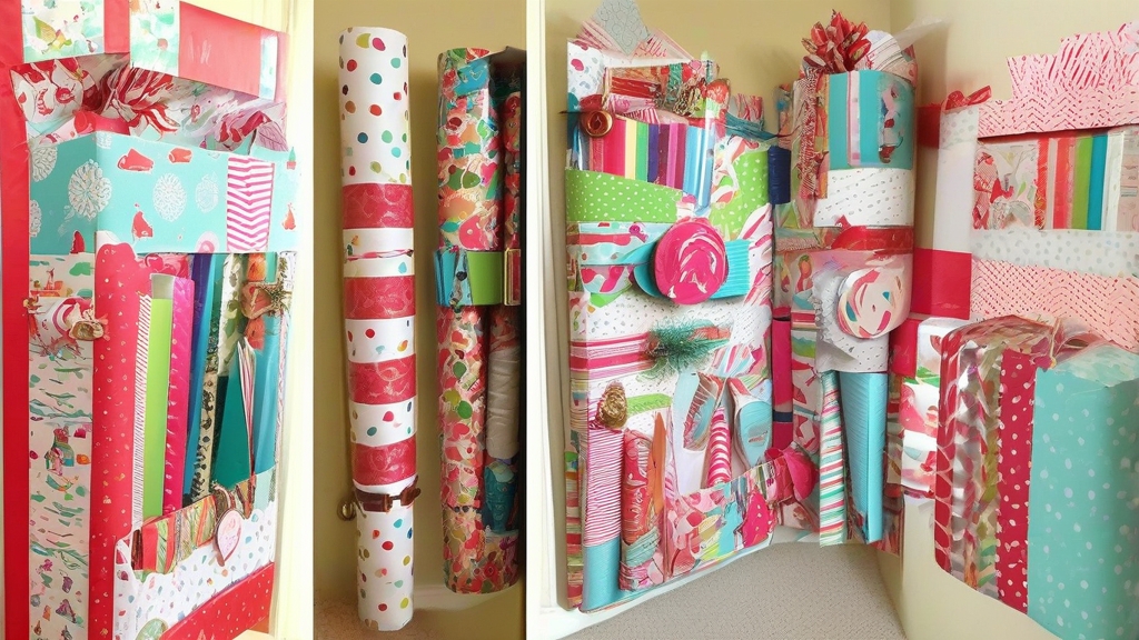 The Over-the-Door Organizer: A Wrapping Paper Wonderland