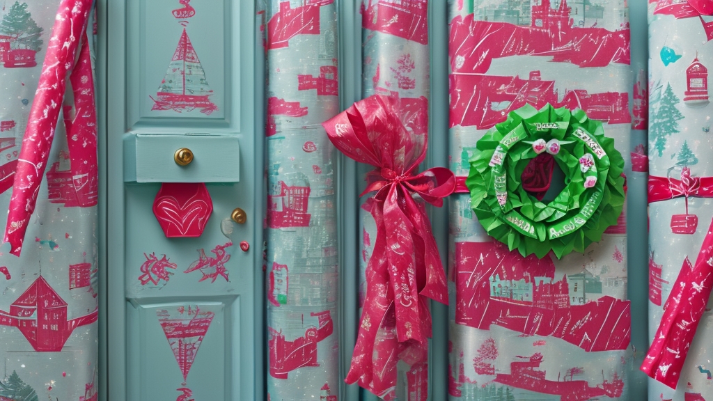 The Over-the-Door Organizer: A Wrapping Paper Wonderland