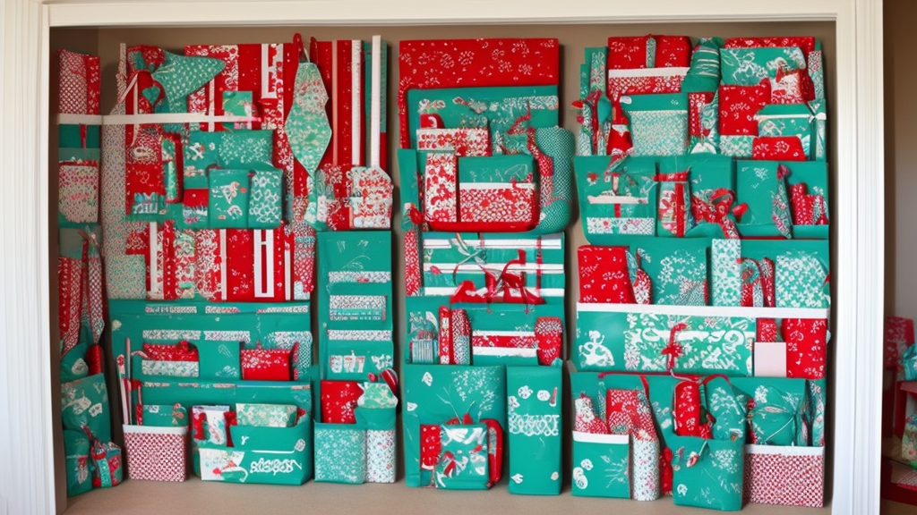 The Over-the-Door Organizer: A Wrapping Paper Wonderland