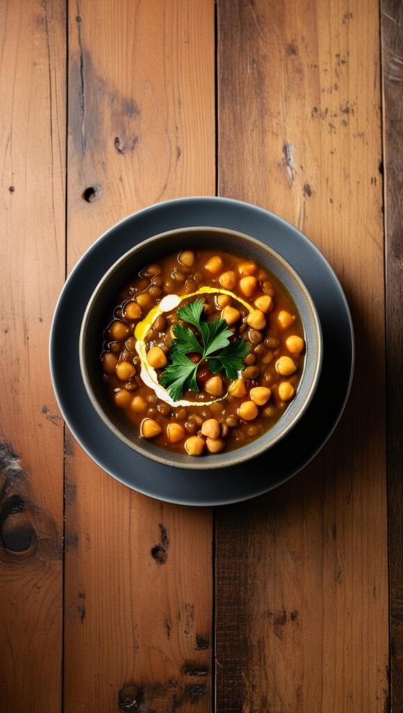 Chickpea and Lentil Soup