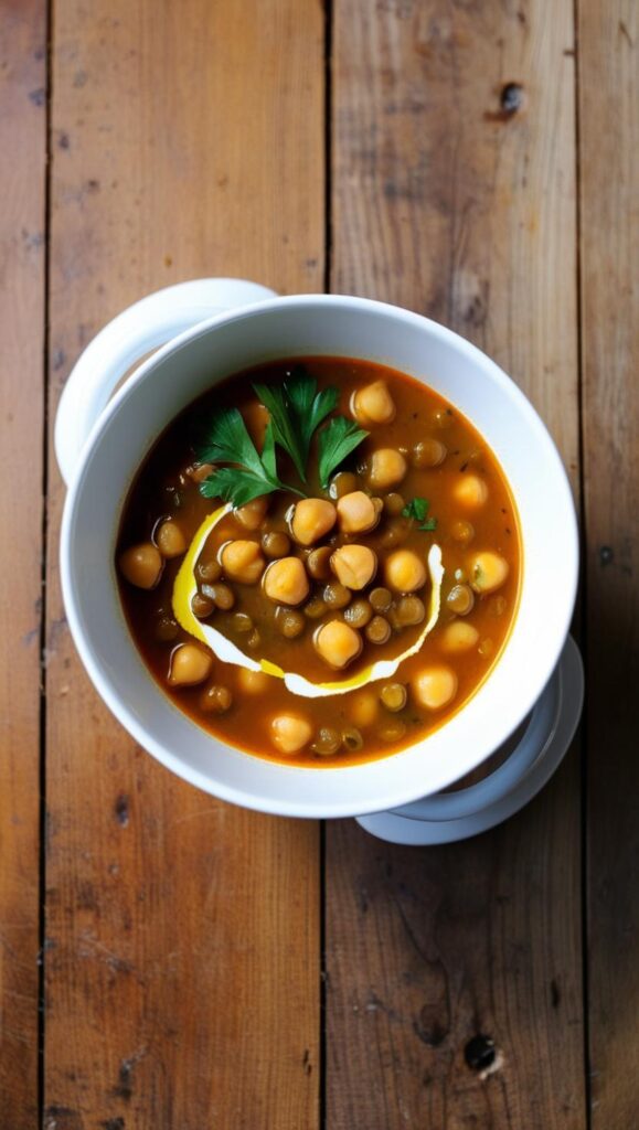 Chickpea and Lentil Soup