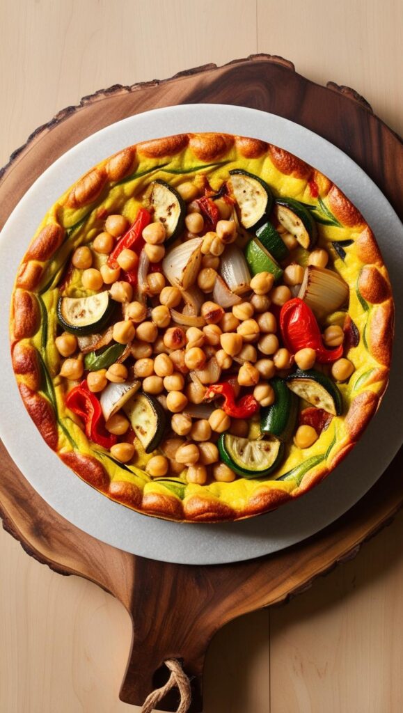 Chickpea and Vegetable Frittata