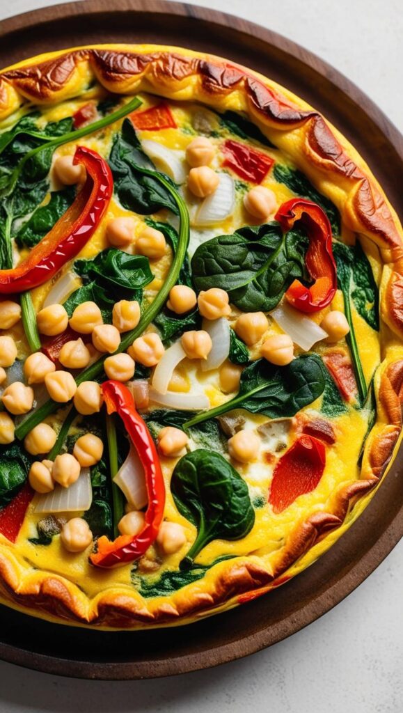 Chickpea and Vegetable Frittata