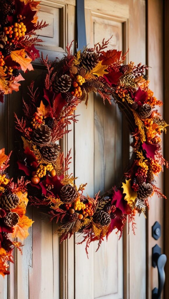 Fall Wreaths: A Warm Welcome