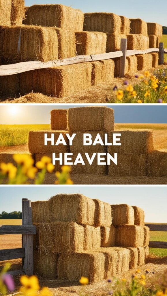 Hay Bale Heaven: Rustic Charm