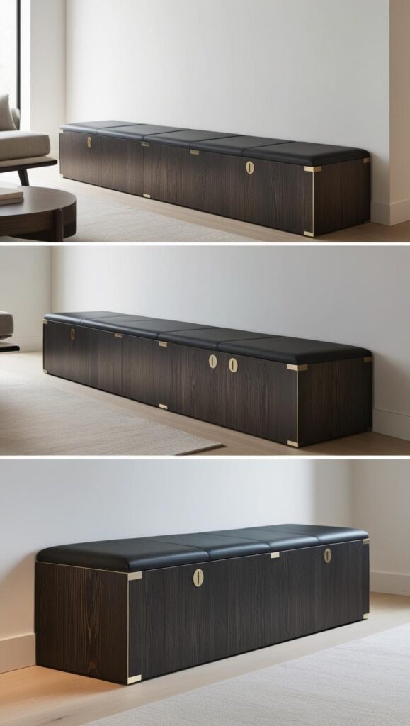 Hidden Storage Benches