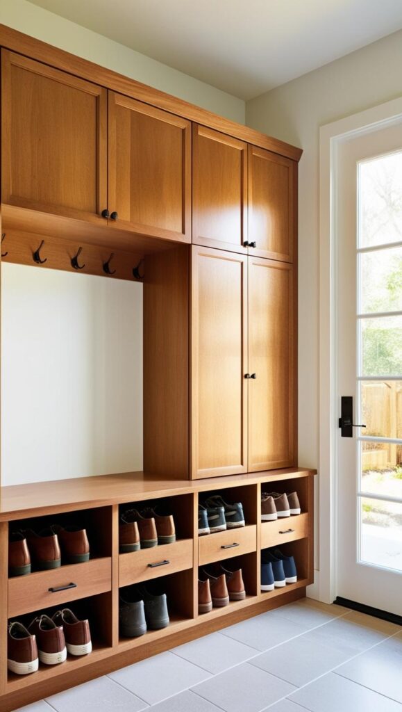 Mudroom Shoe Storage