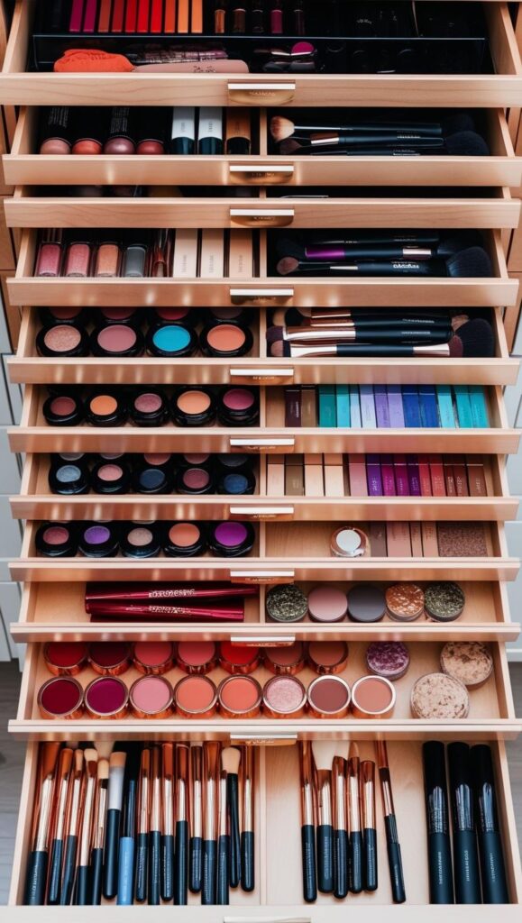 Creative Makeup Storage Drawer Ideas