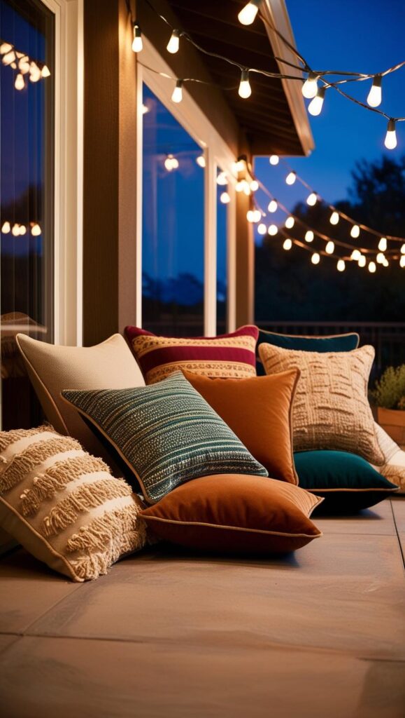 Outdoor Pillows: Cozy Comfort