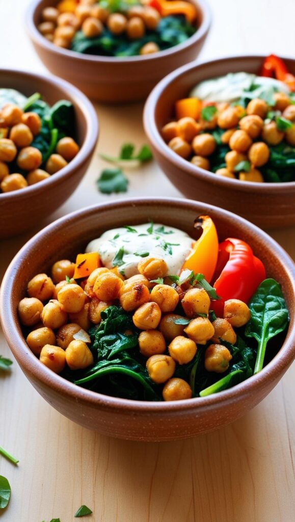 Roasted Chickpea Bowls