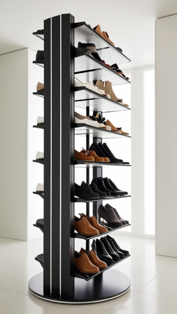 Rotating Shoe Racks