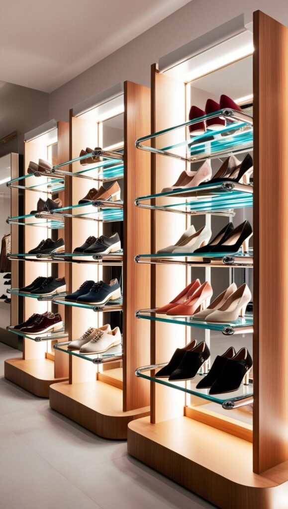 Rotating Shoe Racks