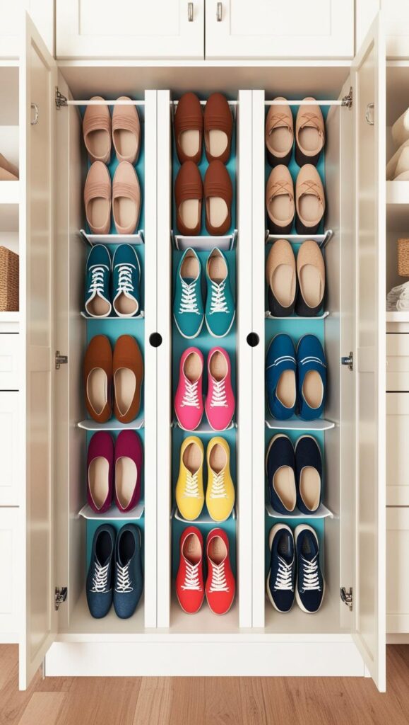 Seasonal Shoe Storage