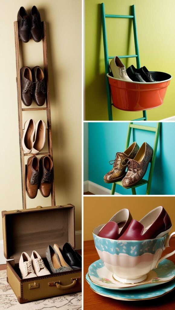 Shoe Storage in Unexpected Places