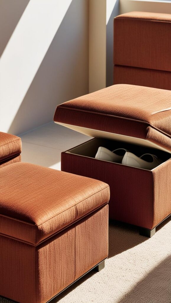  Shoe Storage Ottomans