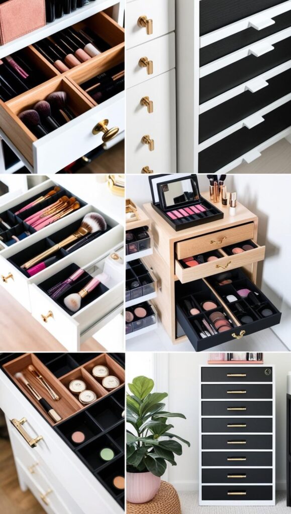 Types of Makeup Storage Drawers