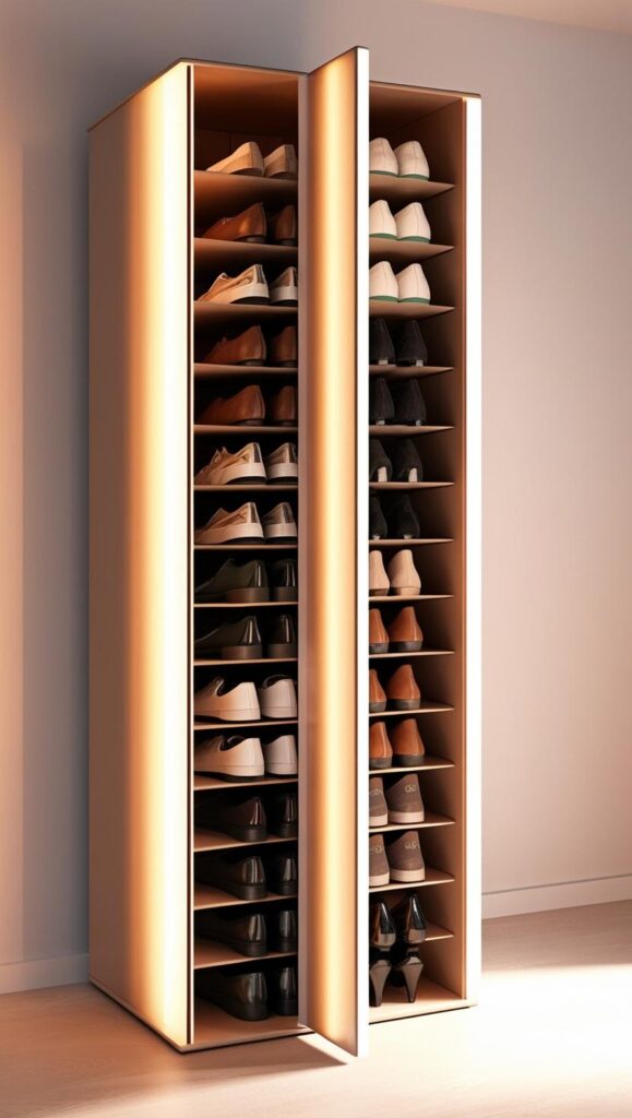 Vertical Shoe Storage