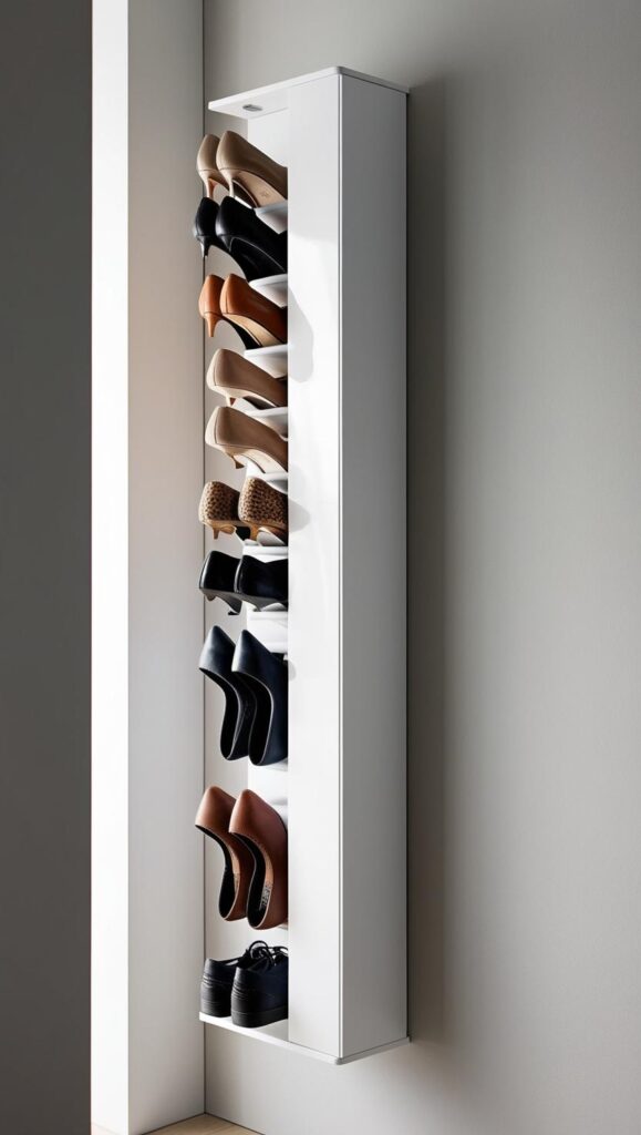  Wall-Mounted Shoe Organizers