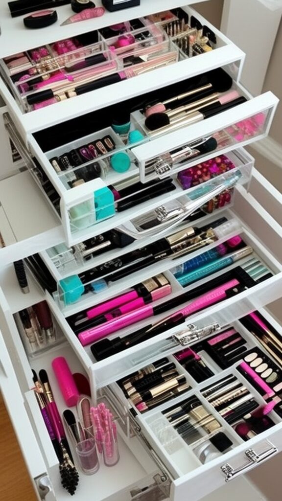 Creative Makeup Storage Drawer Ideas