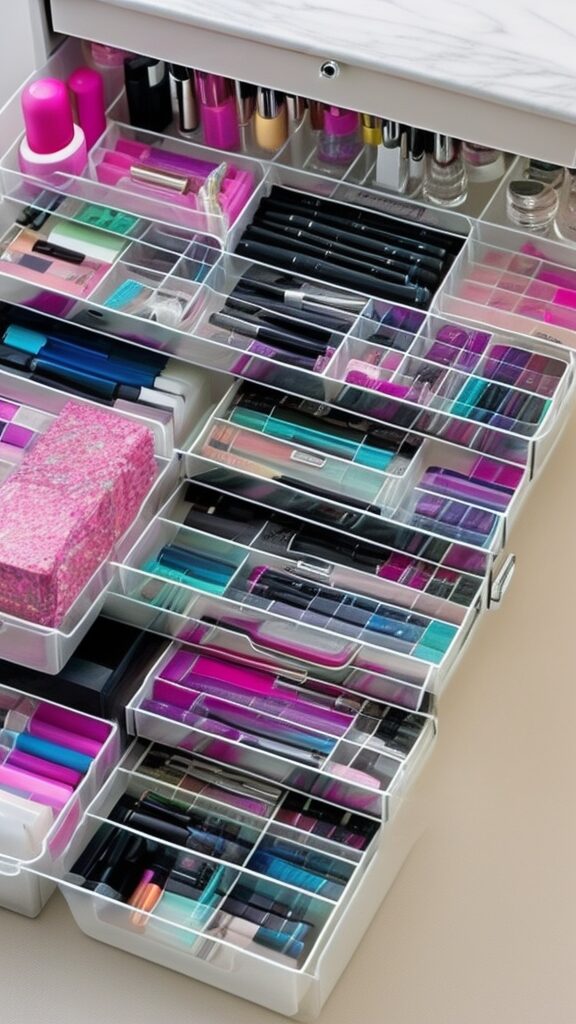 Creative Makeup Storage Drawer Ideas