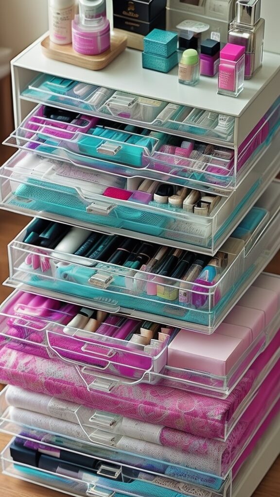 Creative Makeup Storage Drawer Ideas