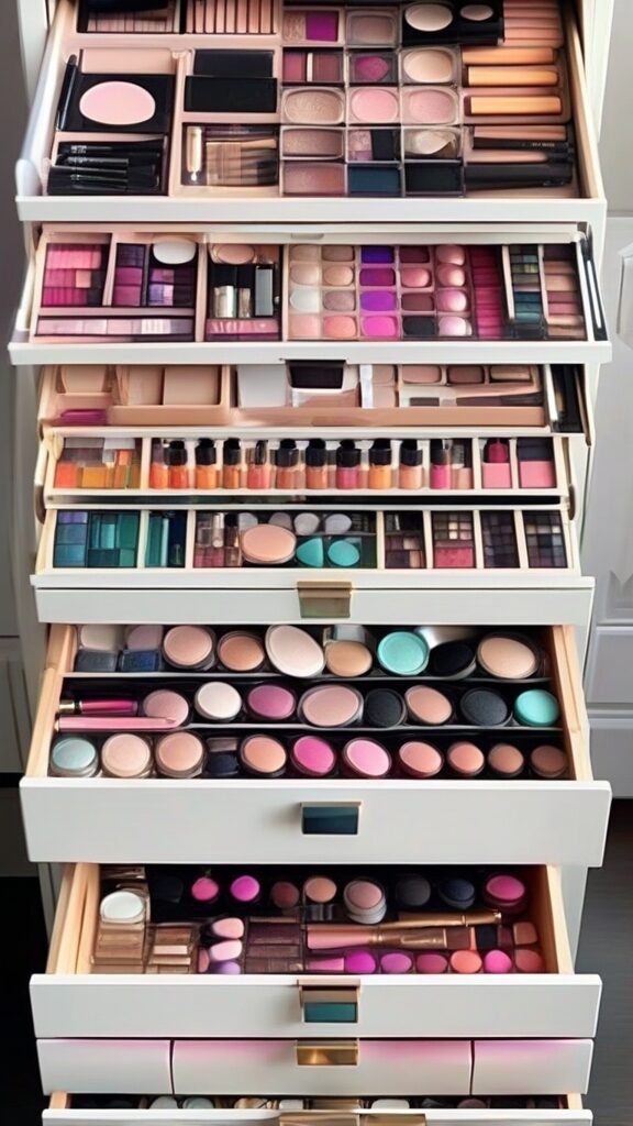 Creative Makeup Storage Drawer Ideas