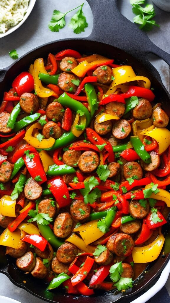 Sausage and Peppers Skillet: A Colorful and Flavorful Meal