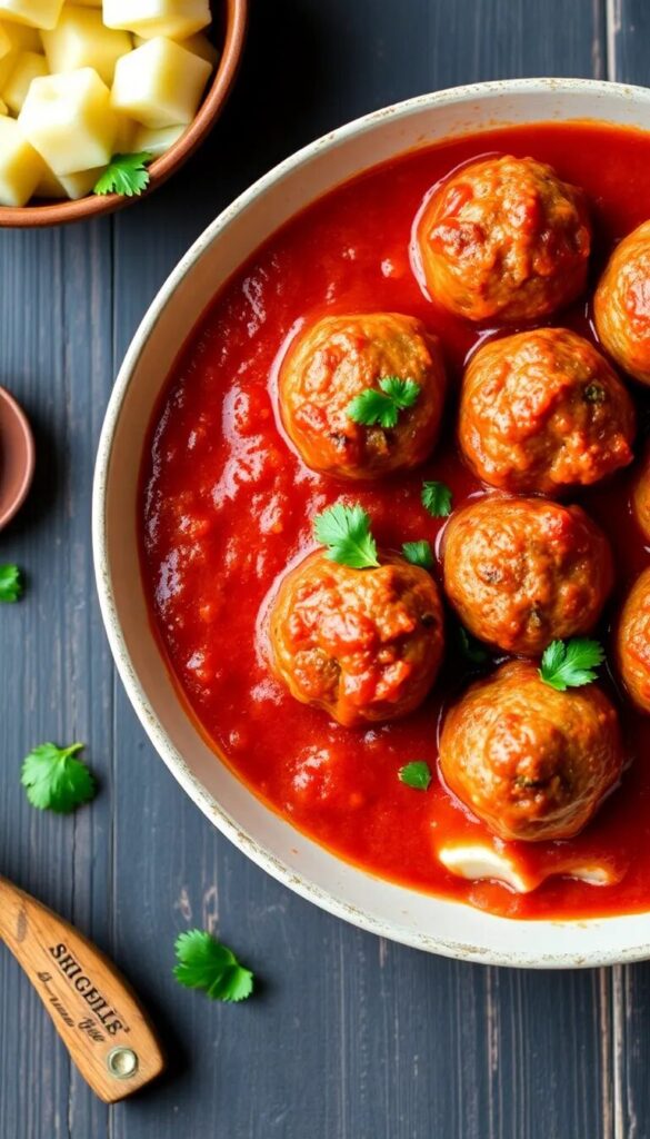 Meatballs in Marinara Sauce: A Simple and Flavorful Option